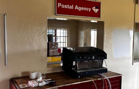 coffee machines arrives at the shop